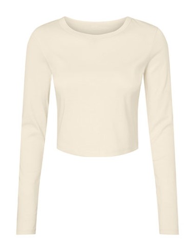 BEL-1501-Womens Micro Rib Long Sleeve Baby Tee